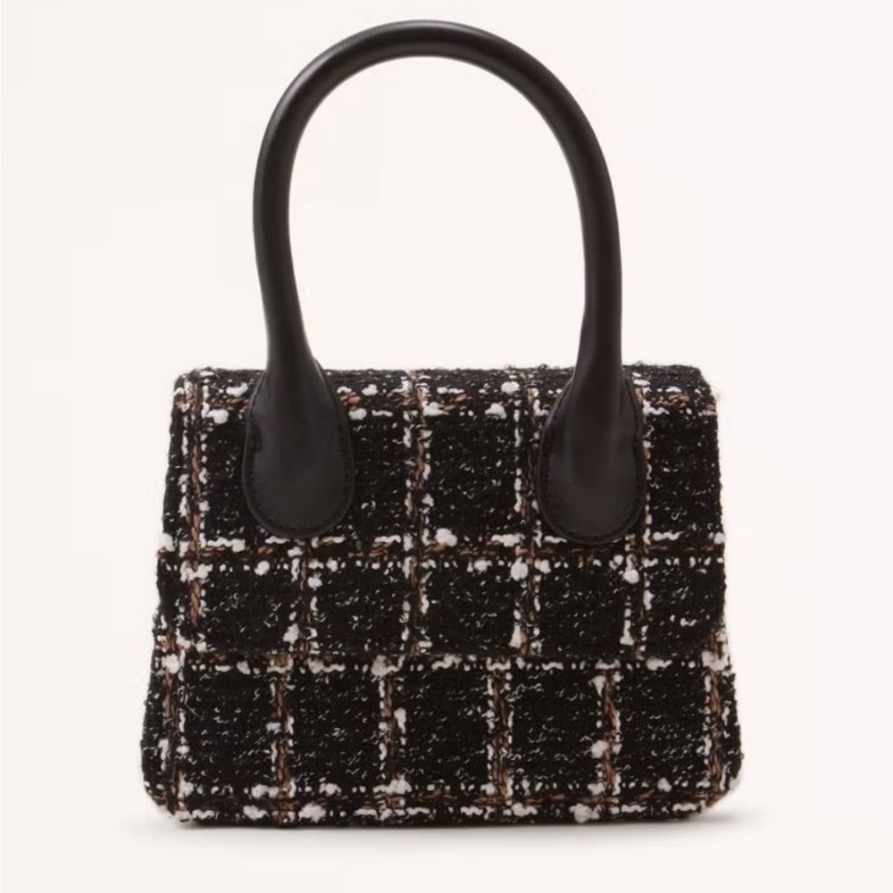 NWT Abercrombie & Fitch Tweed Mini Bag